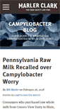 Mobile Screenshot of campylobacterblog.com